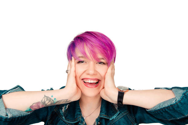 istock Super happy woman laughing at camera 951735456