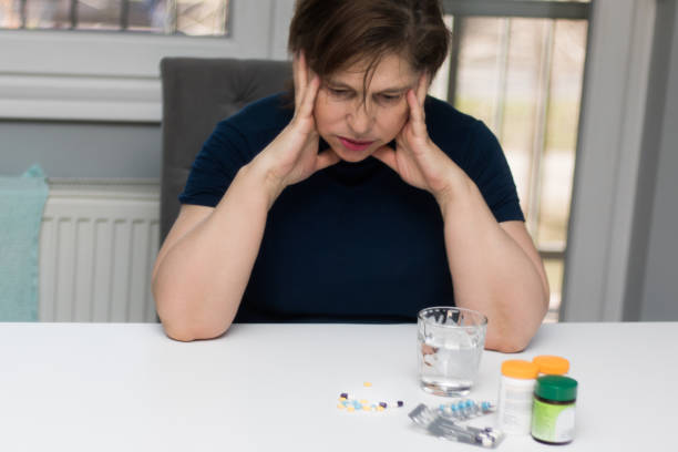istock Sad mature woman struggling with depression. 951747532