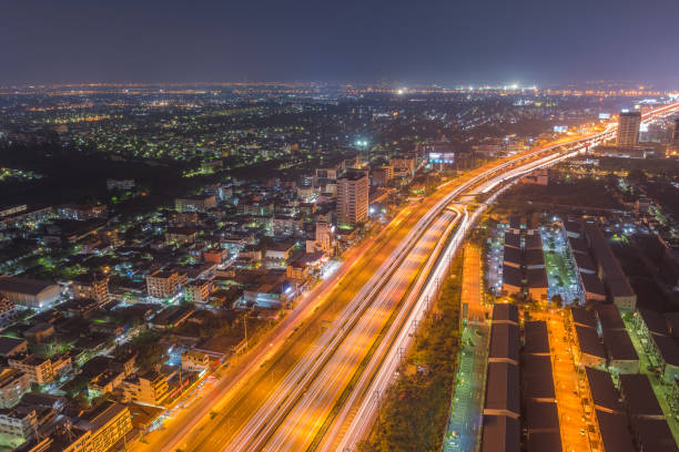 istock View from the high Bangna Highway at night. 951753034