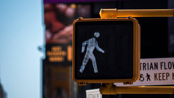 istock Crossing light in New York city 951759806