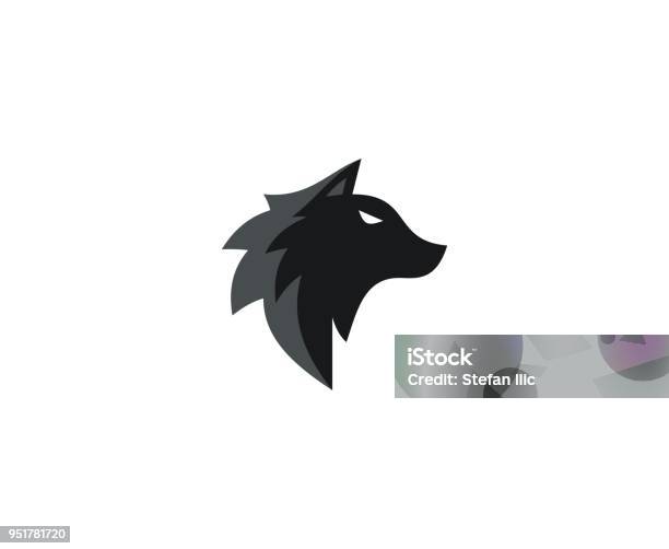 Wolf Icon Stock Illustration - Download Image Now - Wolf, Logo, Head