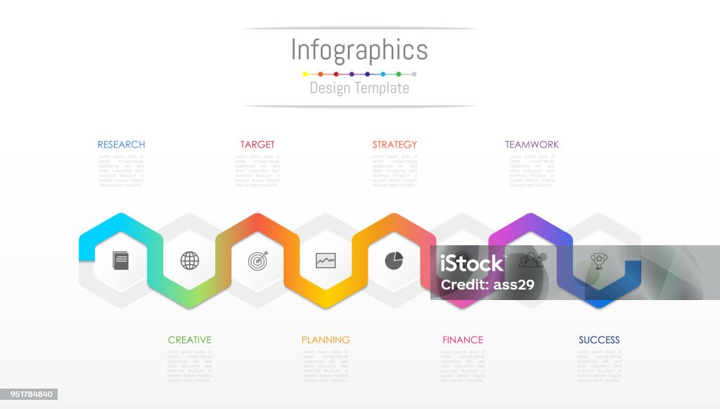 Infographic design elements for your business data with 8 options, parts, steps, timelines or processes. Vector Illustration. Infographic stock vector
