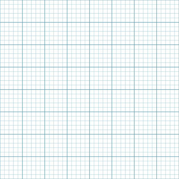 그래프 용지 또는 좌표 종이 완벽 한 패턴 - graph paper mesh paper book stock illustrations