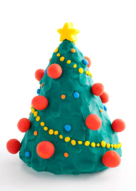 christmas tree  green clay stock pictures, royalty-free photos & images