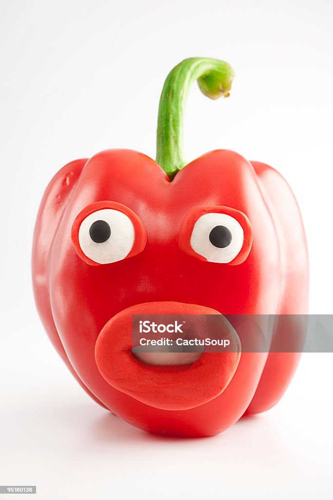 Retrato de pimienta - Foto de stock de Alimento libre de derechos