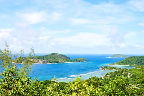 View on Therese island from sans soucis road (panoramic point of view)View on Therese island from sans soucis road (panoramic point of view)