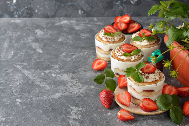 istock Summer dessert with strawberries 951816898