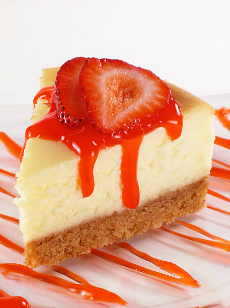 チーズケーキ、ストロベリー - strawberry cheesecake ストックフォトと画像