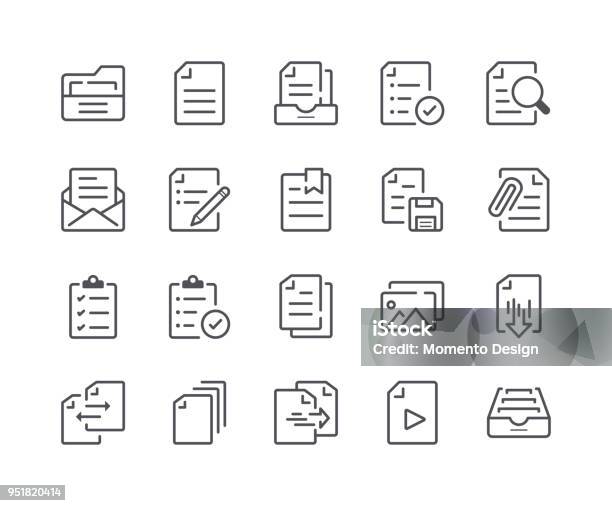 最小構成のドキュメントおよびファイル行アイコン - アイコンのベクターアート素材や画像を多数ご用意 - アイコン, 書類, 記入用紙