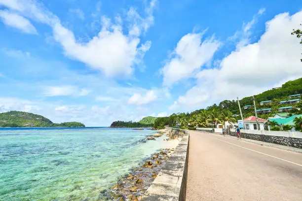 View on Therese island from sans soucis road (panoramic point of view)