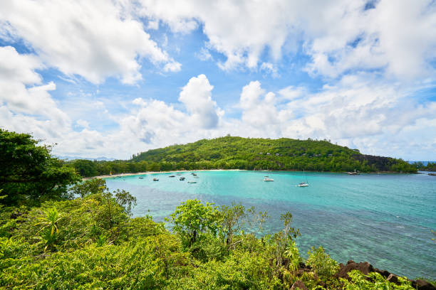 istock View on Port launay beach from Cap ternay Road (Port Launay Mari 951825184