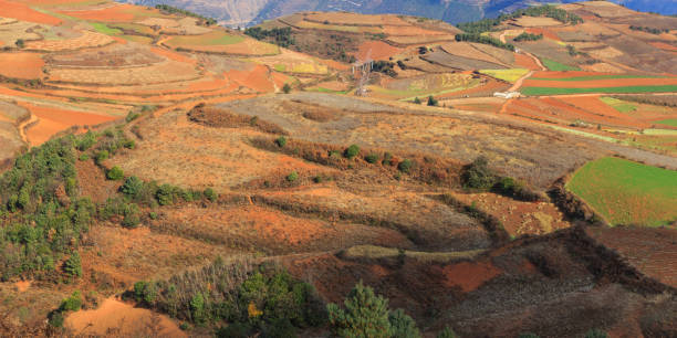 istock Red earth area in Yunnan province China 951835444