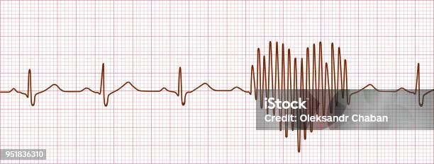 Declaration Of Love Stock Illustration - Download Image Now - Electrocardiography, Heart - Internal Organ, Heart Shape