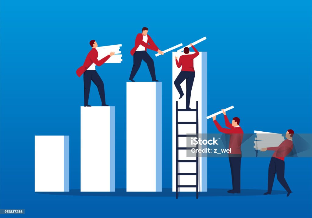 Team Building Graphics Common Team Building Graphical Data Stock Illustration - Download Image Now ...