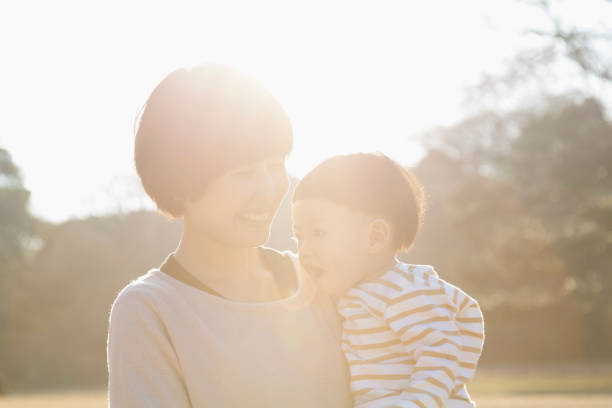 istock Mother and son relaxed in the park 951845782