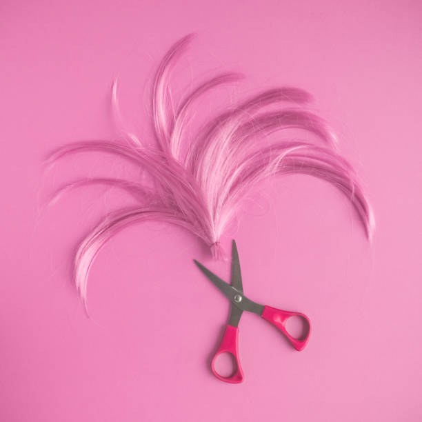 istock Hairdresser minimal creative concept. 951846196