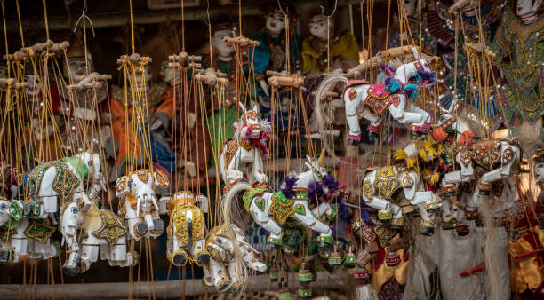 istock Wooden puppets at Bagan Markets, Myanmar. 951846998