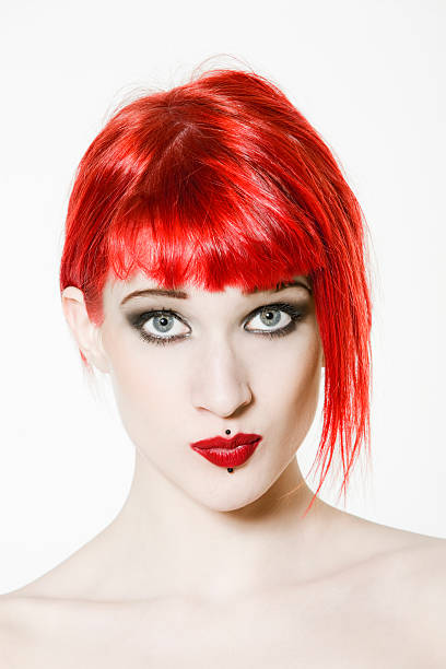 istock Funny & sexy expressive redhead girl 95185079