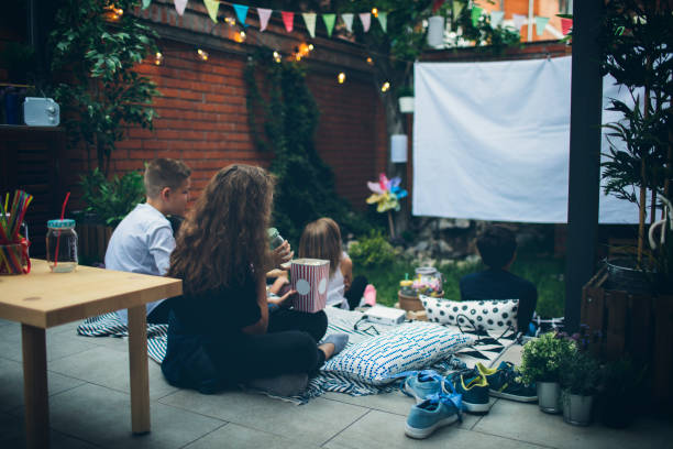 istock Movie Night In Backyard 951851472