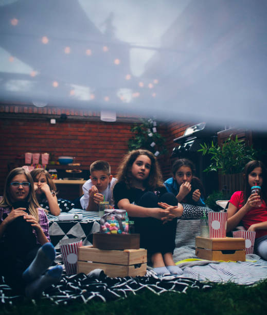 istock Movie Night In Backyard 951852102