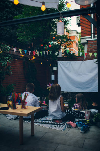 istock Movie Night In Backyard 951855842