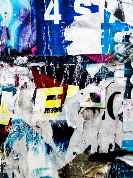 Old posters grunge textures and backgrounds