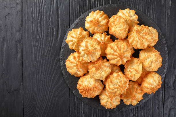 istock delicious coconut cookies on a plate 951860050