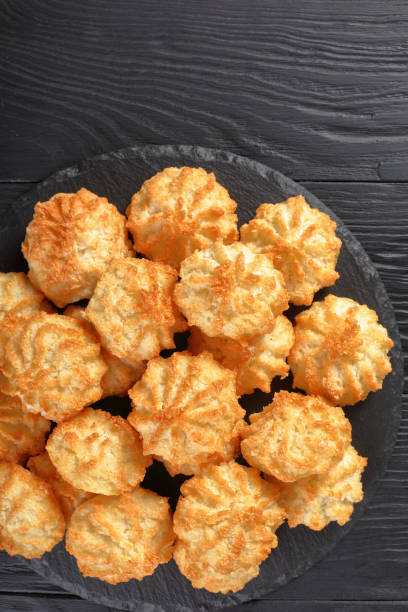 istock delicious coconut cookies on a plate 951861166