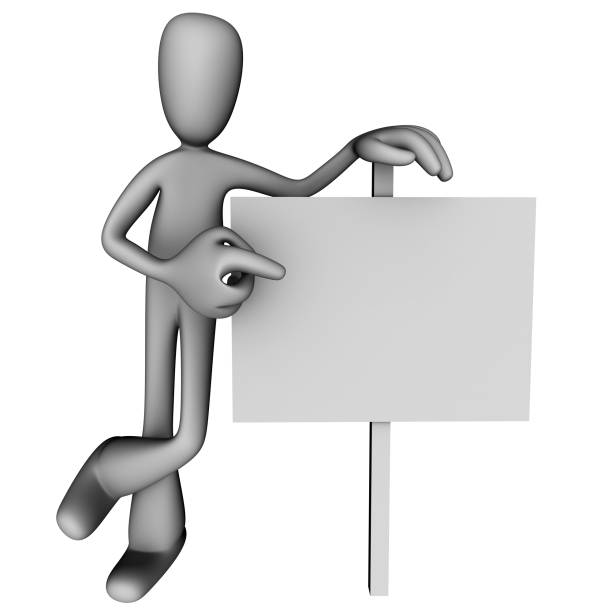 istock Person pointing at sign 95186461