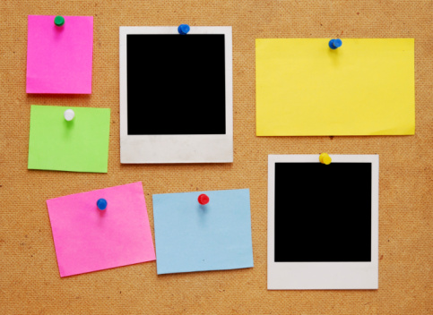 Picture Note Empty Empty Notes Stock Photo - Download Image Now - Chalkboard - Visual Aid ...