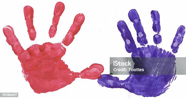 Bemalten Hände Stockfoto und mehr Bilder von Kind - Kind, Linkshänder, Abstrakt