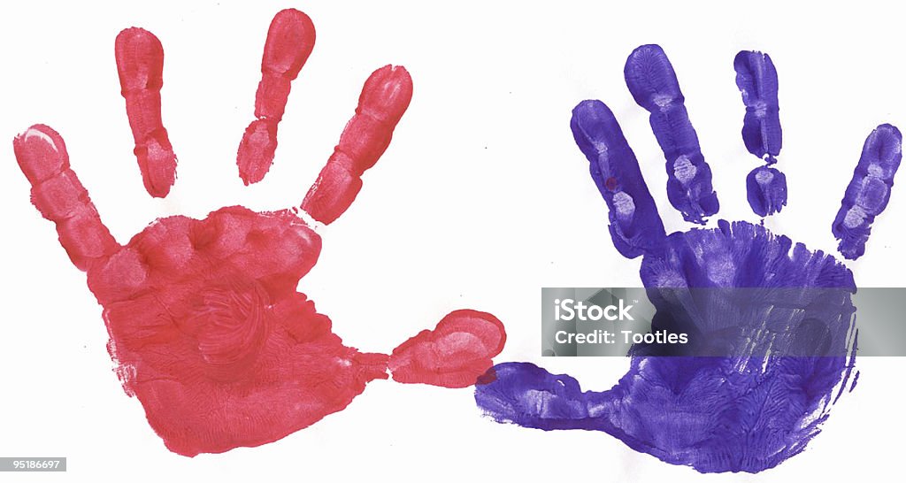 手塗り - 子供のロイヤリティフリーストックフォト
