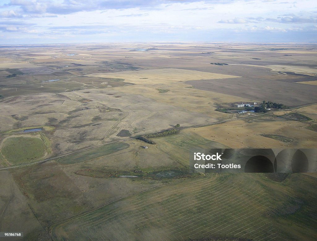 воздушная выстрел Саскачевана - Стоковые �фото Саскачеван роялти-фри