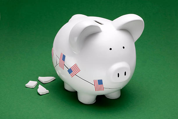 Banking Crisis in the United States stock photo