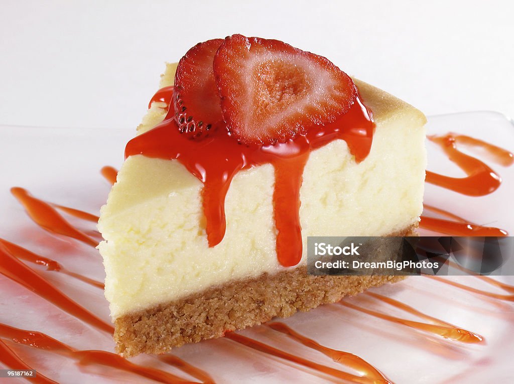 Erdbeer-Käsekuchen - Lizenzfrei Erdbeer-Käsekuchen Stock-Foto