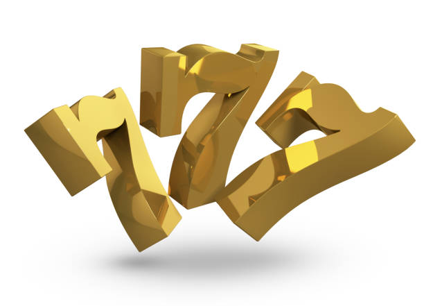 istock Golden number 777 Jackpot 3d 951876532