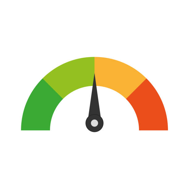 信用度の得点。スピード メーター。評価しました。 - performance chart optimization boost点のイラスト素材／クリップアート素材／マンガ素材／アイコン素材