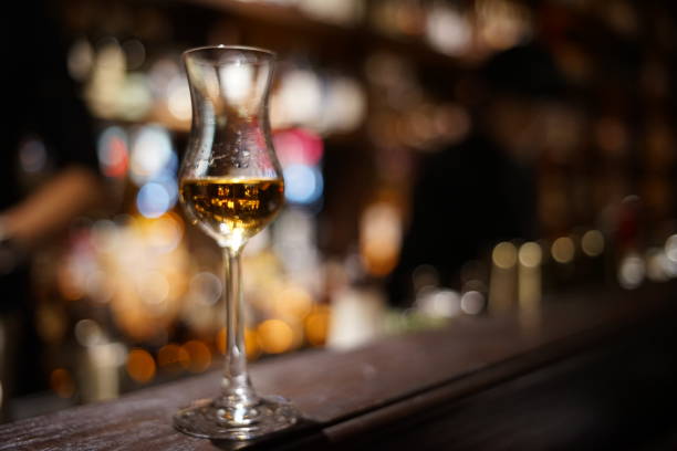 istock A reflection in the glass of whisky 951890846