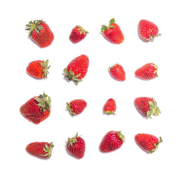 istock Strawberryes isolated on white background 951899950