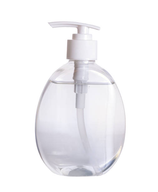 istock Transparent Plastic Bottle with liquid soap on a white background. 951924416