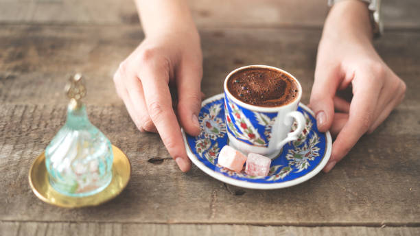 istock Traditional turkish coffee drink concept 951928958