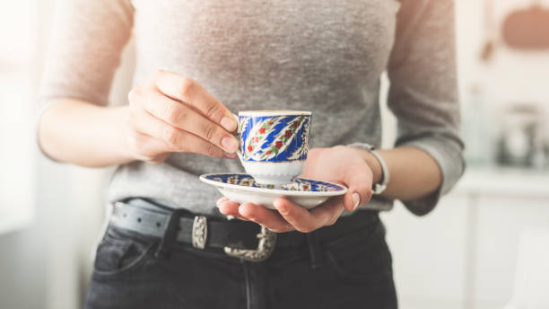 istock Traditional turkish coffee drink concept 951929274