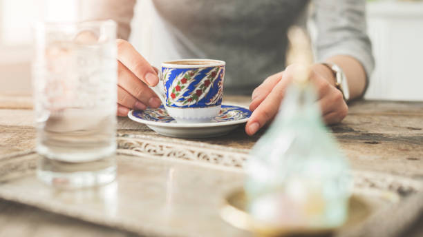 istock Traditional turkish coffee drink concept 951929386