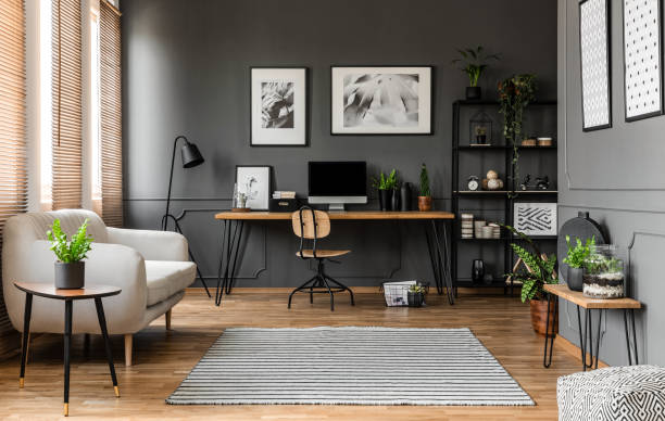 istock Posters in grey living room 951934340