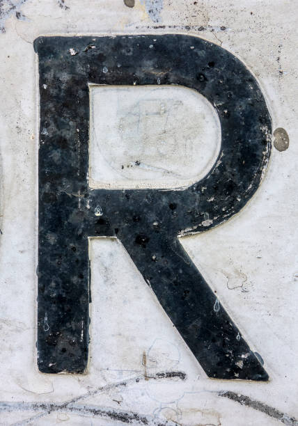 istock R Written Wording in Distressed State Typography Found 951934624