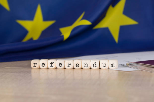 istock Word REFERENDUM composed of wooden letters. 951937816