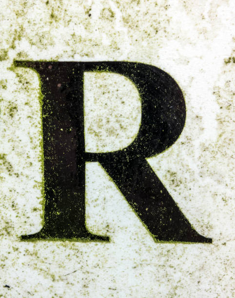istock R Written Wording in Distressed State Typography Found 951938032