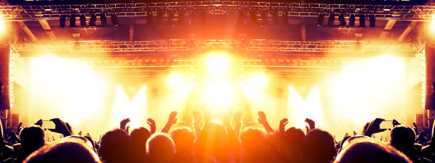 istock Concert arena view with fans 951946734