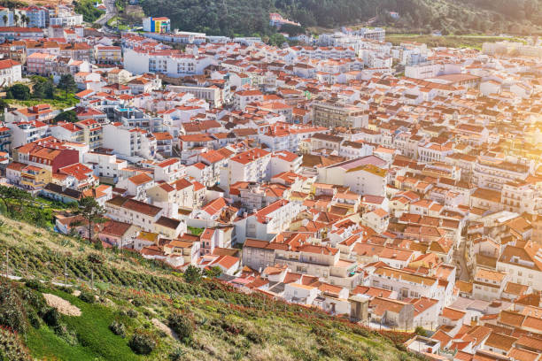 istock Panoramic view of Nazare village 951947130