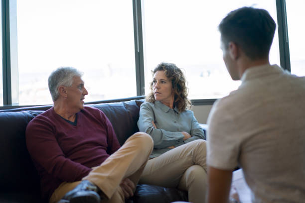 istock Coworkers discussing in meeting at office 951948588